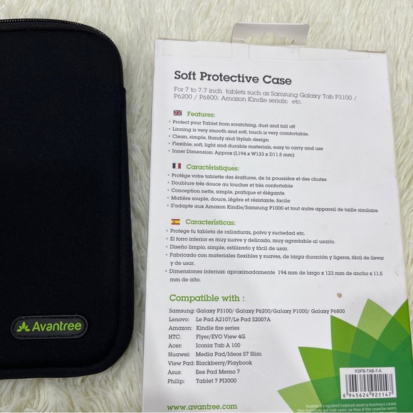 Soft Protective 7" Universal Padded Table Case/Sleeve Pad Tablet Cover Case. - Picture 4 of 5